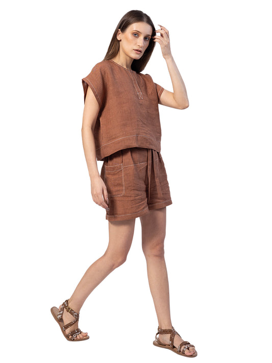 HAILEY LINEN CO ORD SET