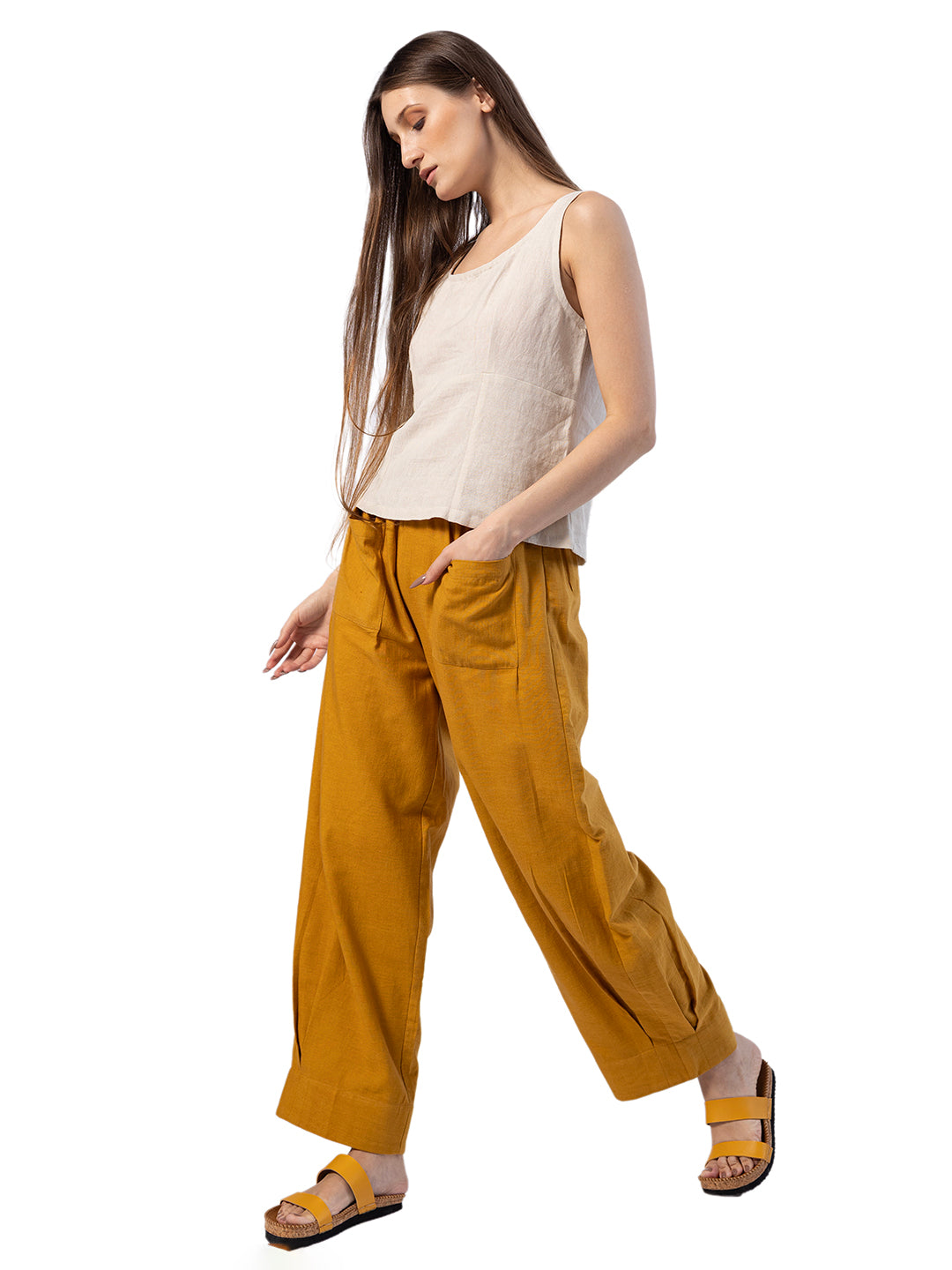 DANAE TROUSER WITH PATCH POCKETS