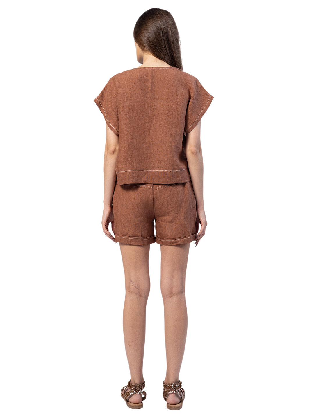HAILEY LINEN CO ORD SET